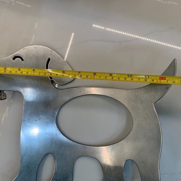 Vintage Concave Aluminum Doggie Frame - Picture 9 of 15